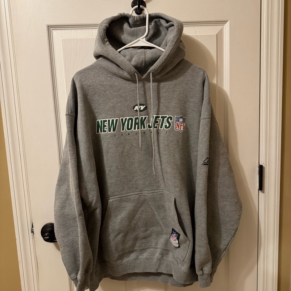 NFL Men’s New York Jets‎ 2XL Vintage Y2K Reebok On Field Hoodie
